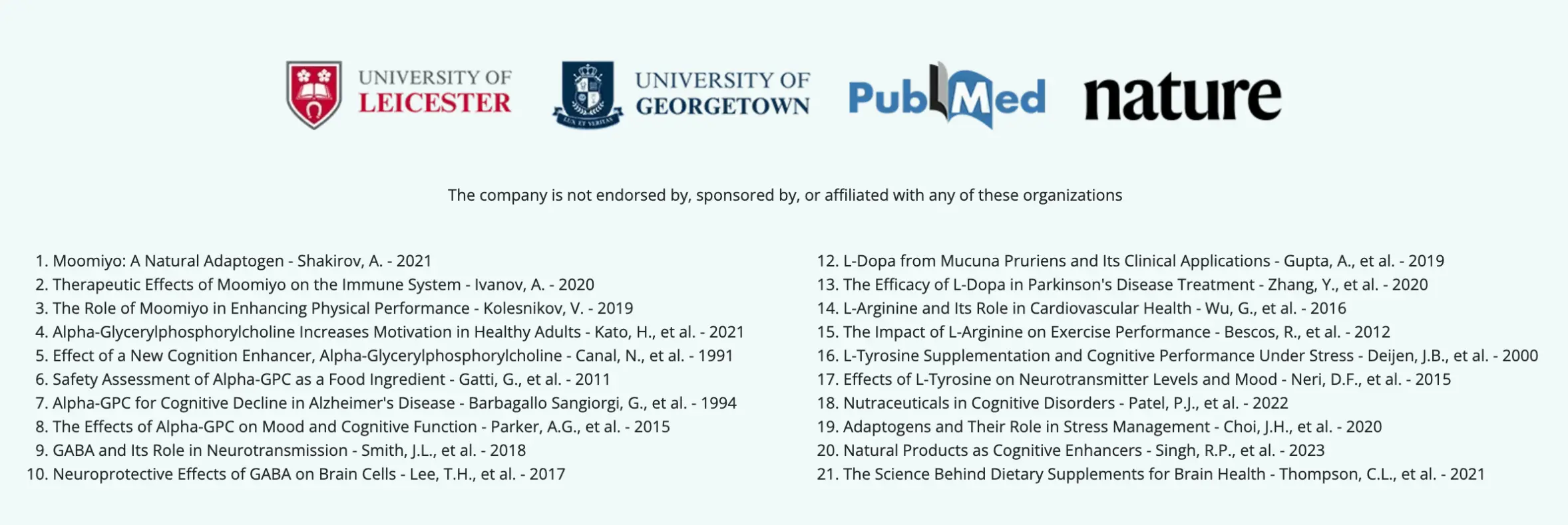 NeuroQuiet Scientific reference